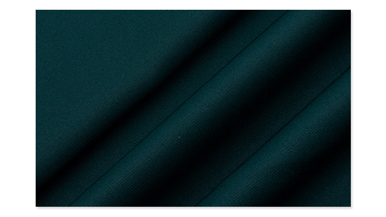 精密纺双面卡医护面料#深青绿